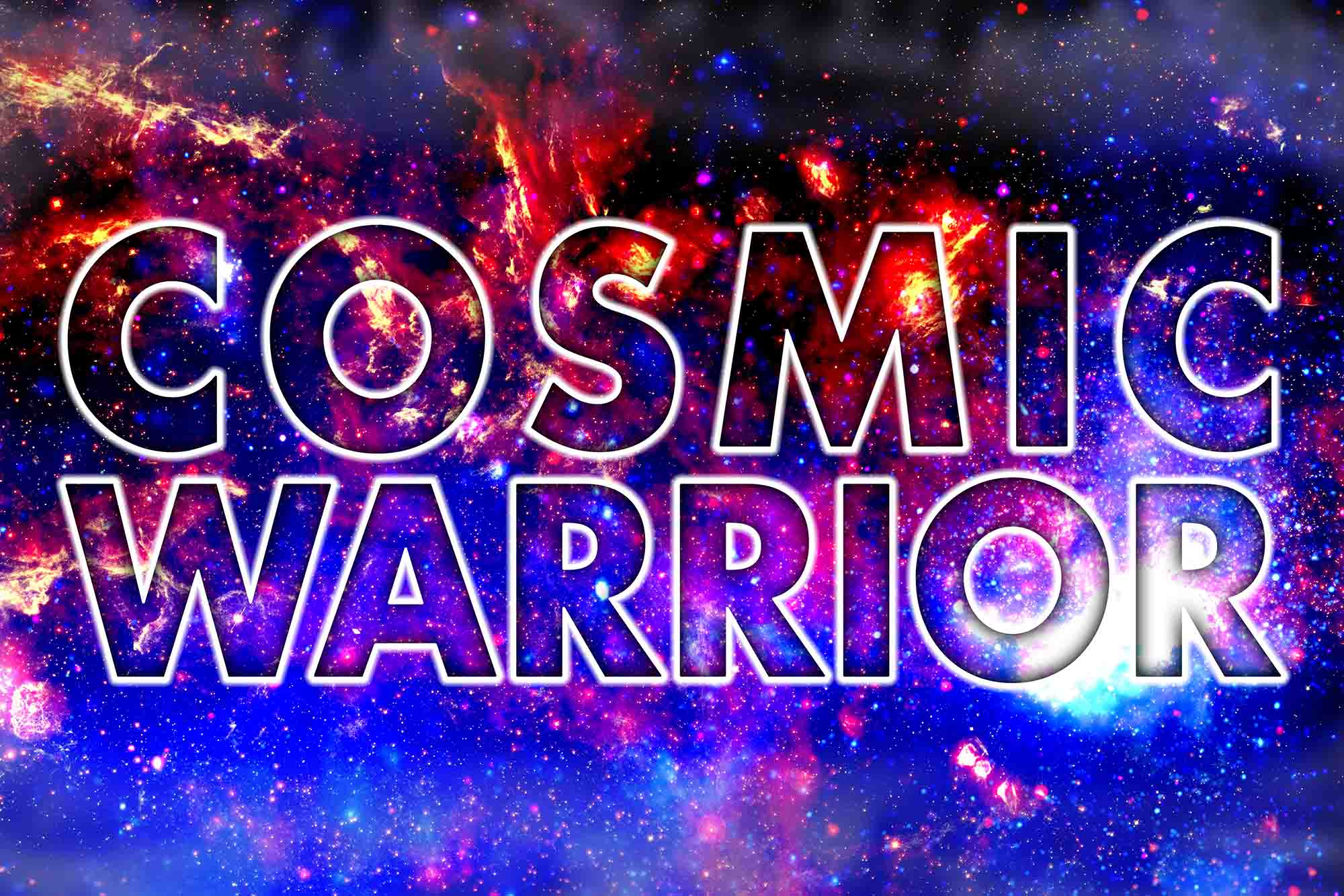 Cosmic Warrior Art Print